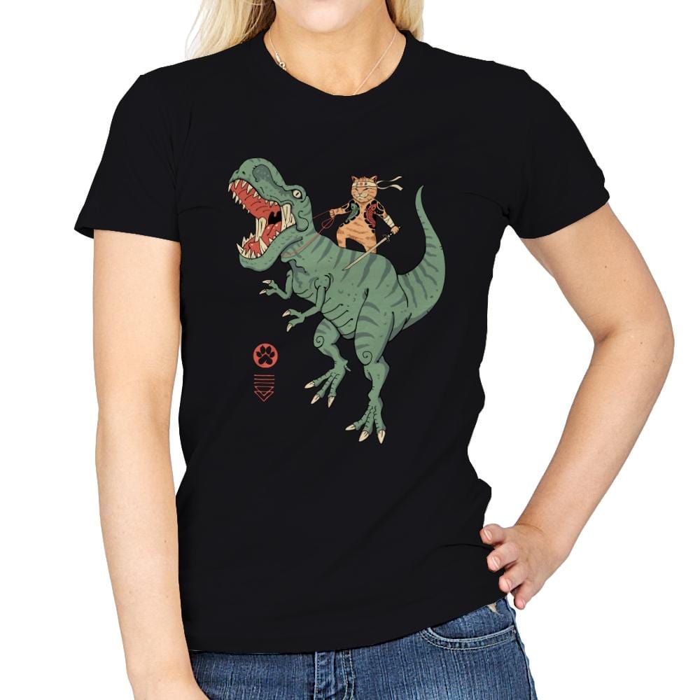T-Rex Catana - Womens T-Shirts RIPT Apparel Small / Black