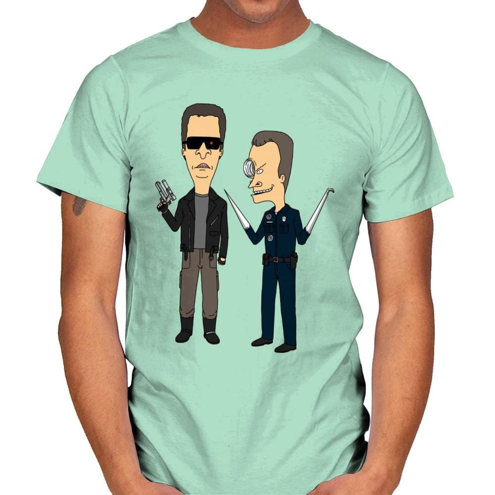 T800 and T1000 - Mens T-Shirts RIPT Apparel Small / Mint Green