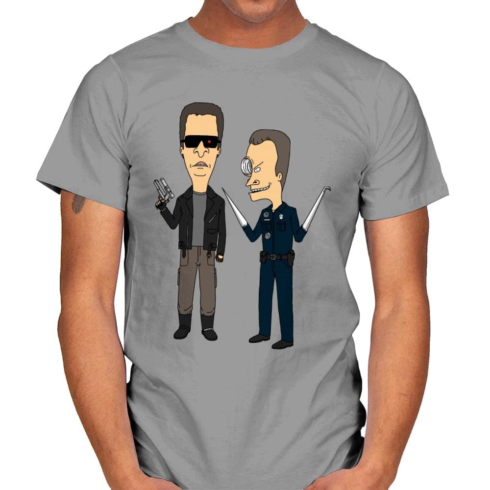 T800 and T1000 - Mens T-Shirts RIPT Apparel Small / Sport Grey