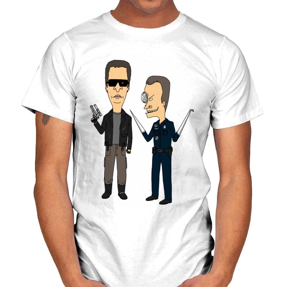 T800 and T1000 - Mens T-Shirts RIPT Apparel Small / White