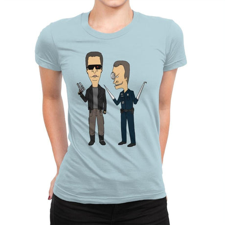 T800 and T1000 - Womens Premium T-Shirts RIPT Apparel Small / Cancun