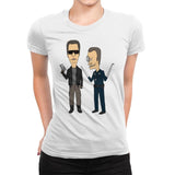 T800 and T1000 - Womens Premium T-Shirts RIPT Apparel Small / White
