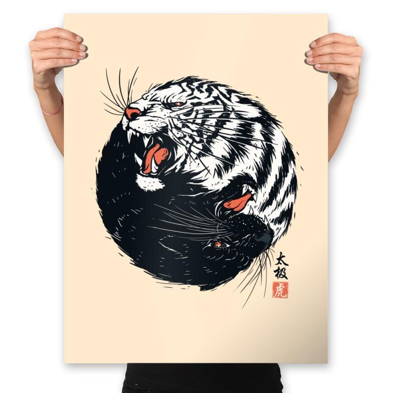 Tachi Tiger - Prints Posters RIPT Apparel 18x24 / Natural