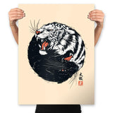 Tachi Tiger - Prints Posters RIPT Apparel 18x24 / Natural