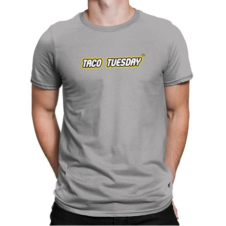 Taco Tuesday Exclusive - Mens Premium T-Shirts RIPT Apparel Small / Light Grey