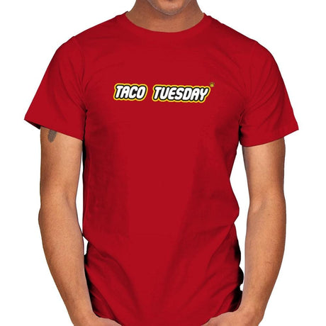 Taco Tuesday Exclusive - Mens T-Shirts RIPT Apparel Small / Coral