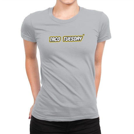 Taco Tuesday Exclusive - Womens Premium T-Shirts RIPT Apparel Small / Silver