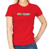 Taco Tuesday Exclusive - Womens T-Shirts RIPT Apparel Small / Red