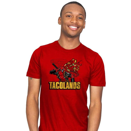 Tacolands Reprint - Mens T-Shirts RIPT Apparel Small / Red