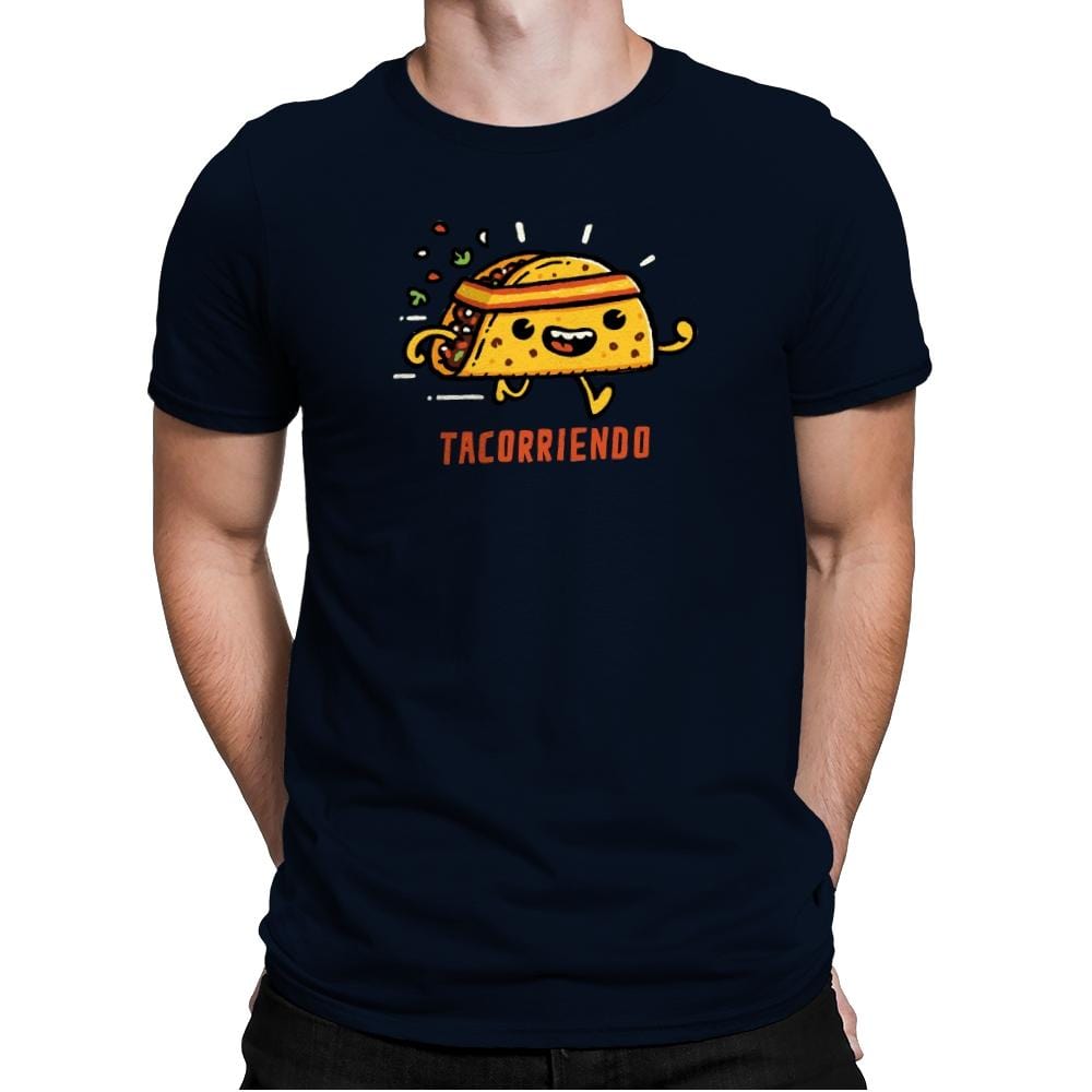 Tacorriendo - Mens Premium T-Shirts RIPT Apparel Small / Midnight Navy