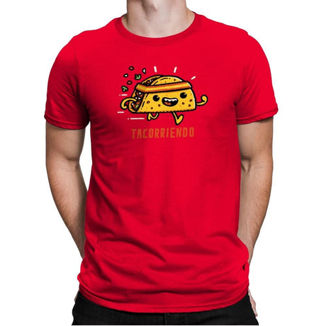 Tacorriendo - Mens Premium T-Shirts RIPT Apparel Small / Red