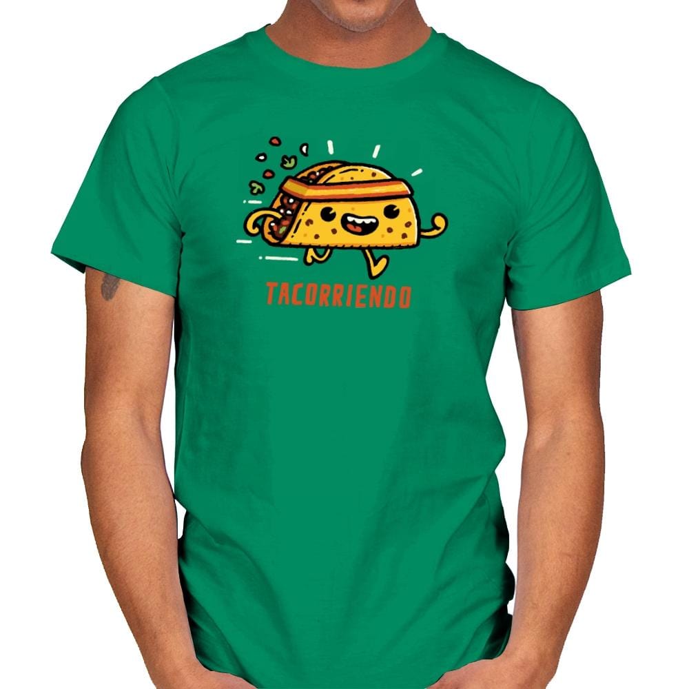 Tacorriendo - Mens T-Shirts RIPT Apparel Small / Kelly