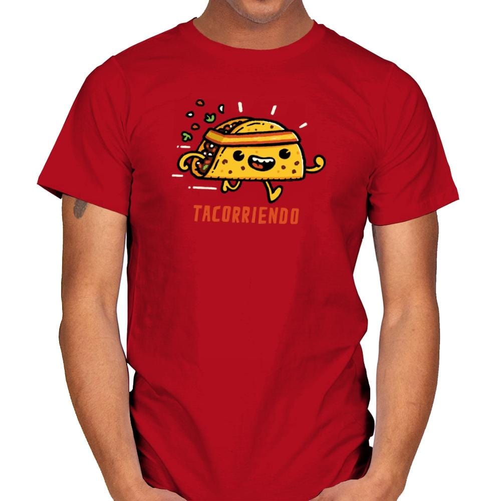 Tacorriendo - Mens T-Shirts RIPT Apparel Small / Red