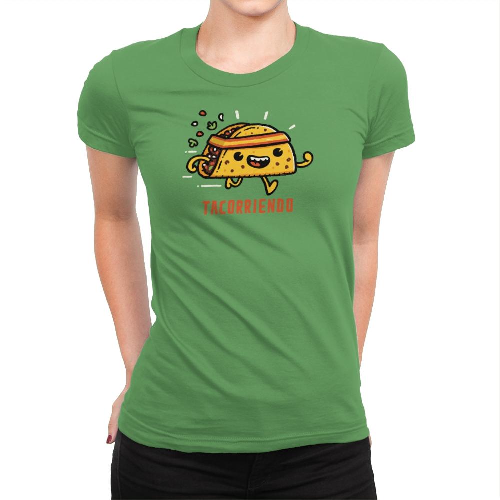 Tacorriendo - Womens Premium T-Shirts RIPT Apparel Small / Kelly