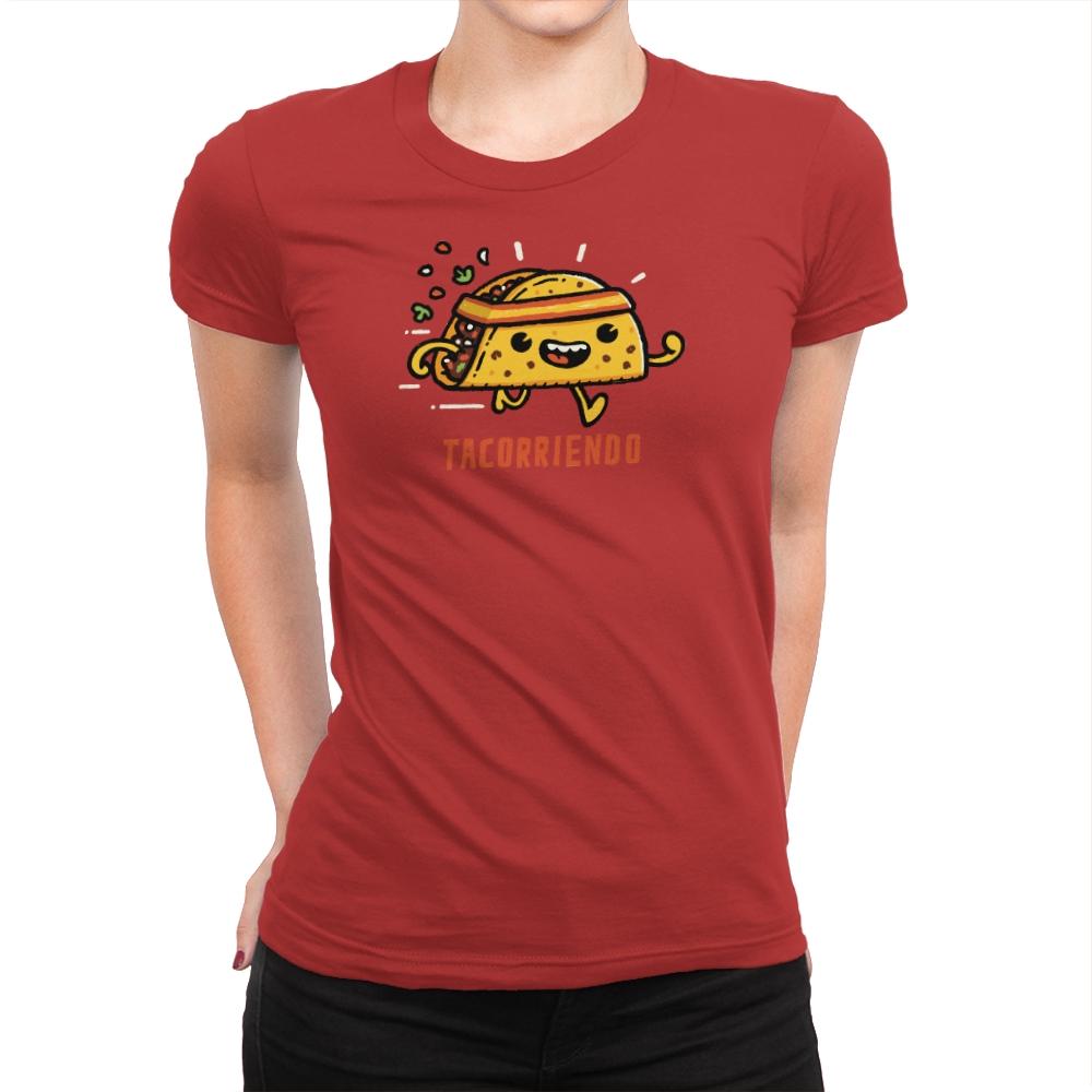Tacorriendo - Womens Premium T-Shirts RIPT Apparel Small / Red