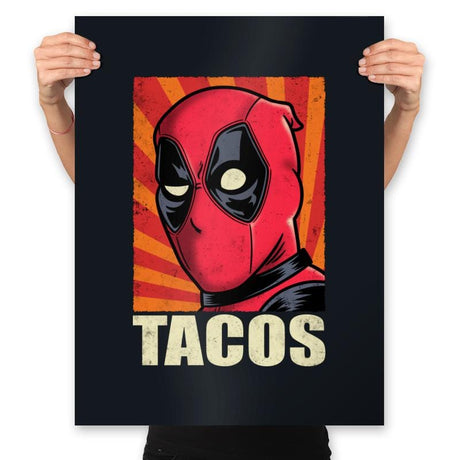 TacosPool - Prints Posters RIPT Apparel 18x24 / Black