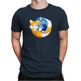 Tailsfox - 90s Kid - Mens Premium T-Shirts RIPT Apparel Small / Indigo