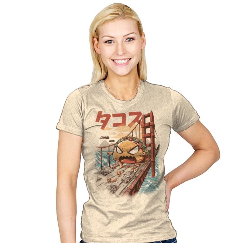 Takaiju - Womens T-Shirts RIPT Apparel Small / Natural
