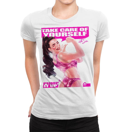 Take Care of Yourself - Womens Premium T-Shirts RIPT Apparel Small / White