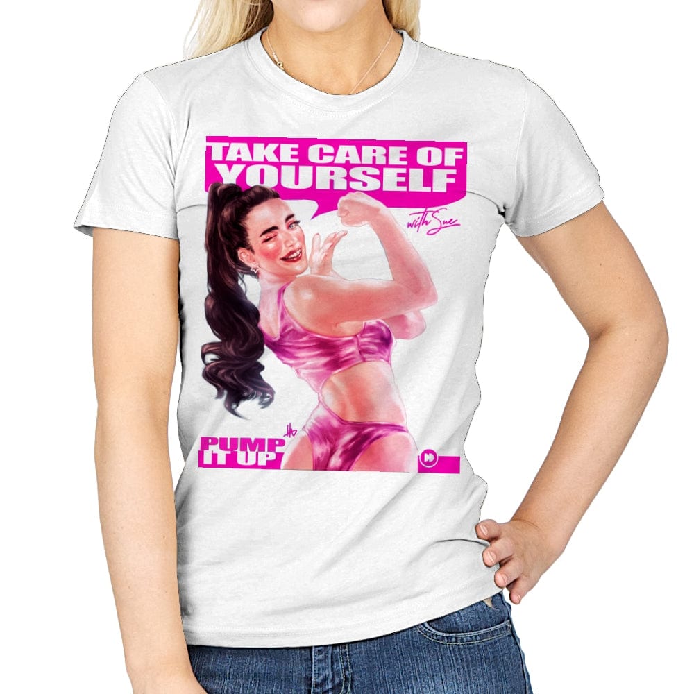 Take Care of Yourself - Womens T-Shirts RIPT Apparel Small / White