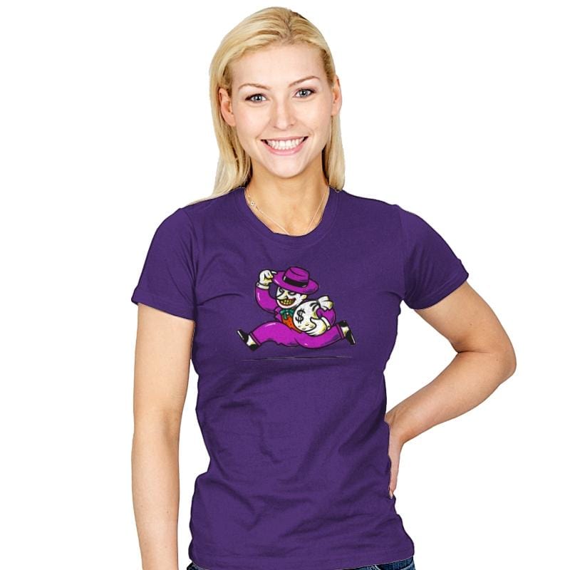 Take Wayne's Money & Run!  - Womens T-Shirts RIPT Apparel Small / Purple