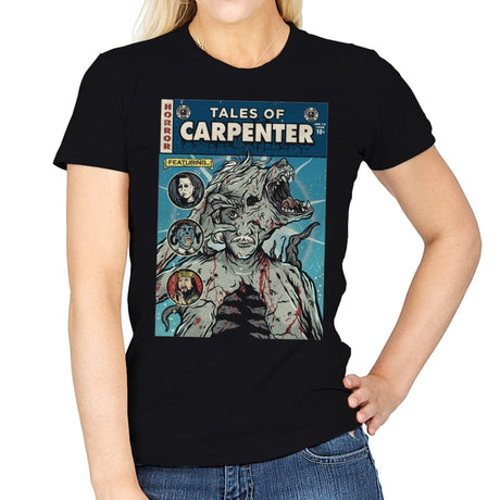 Tales of Carpenter - Womens T-Shirts RIPT Apparel Small / Black