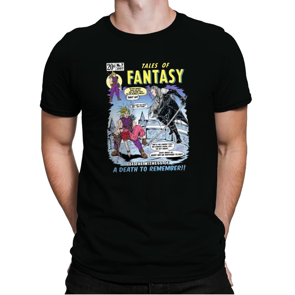 Tales of Fantasy 7 - Mens Premium T-Shirts RIPT Apparel Small / Black