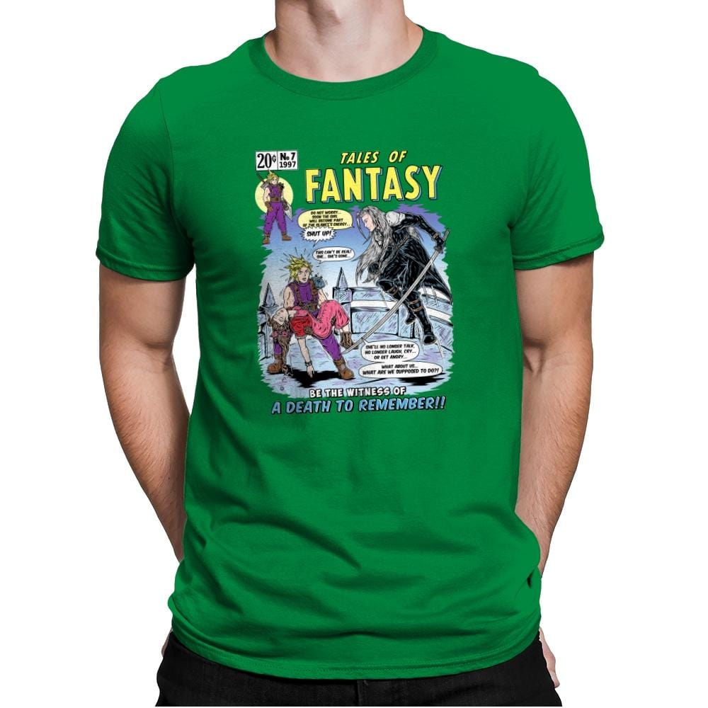 Tales of Fantasy 7 - Mens Premium T-Shirts RIPT Apparel Small / Kelly Green