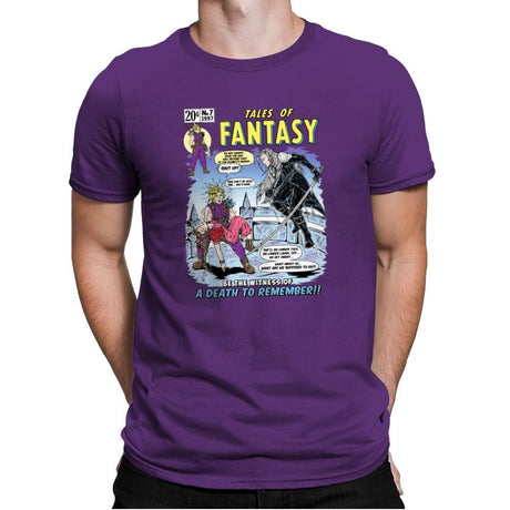 Tales of Fantasy 7 - Mens Premium T-Shirts RIPT Apparel Small / Purple Rush