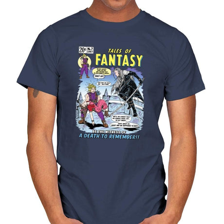 Tales of Fantasy 7 - Mens T-Shirts RIPT Apparel Small / Navy