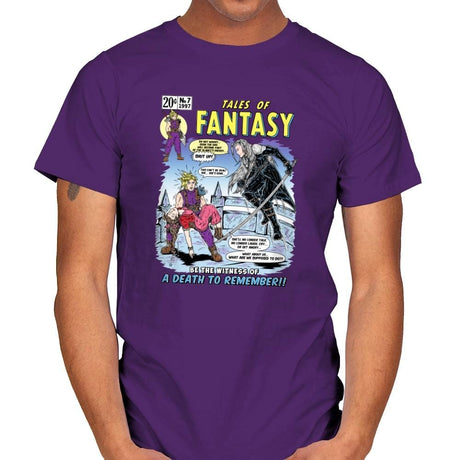 Tales of Fantasy 7 - Mens T-Shirts RIPT Apparel Small / Purple
