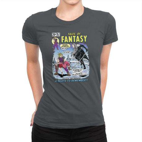 Tales of Fantasy 7 - Womens Premium T-Shirts RIPT Apparel Small / Heavy Metal