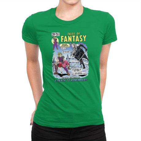 Tales of Fantasy 7 - Womens Premium T-Shirts RIPT Apparel Small / Kelly Green