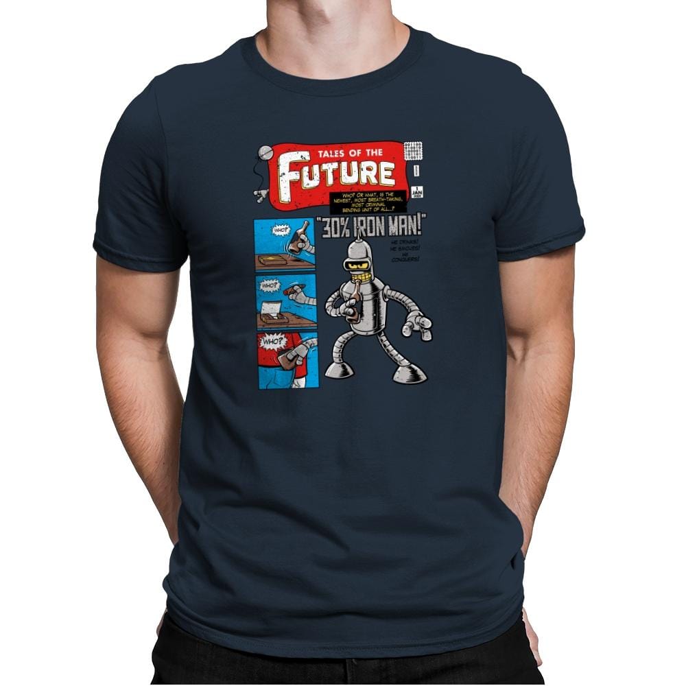 Tales of the Future Exclusive - Mens Premium T-Shirts RIPT Apparel Small / Indigo