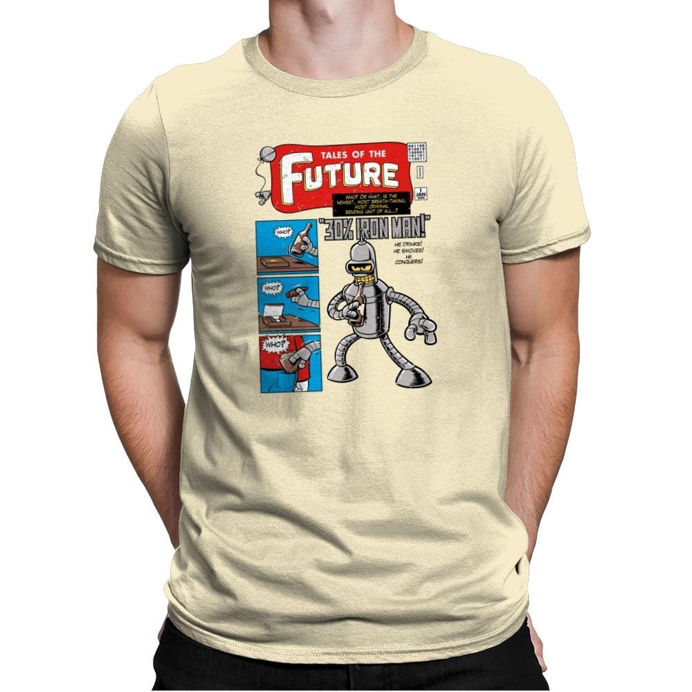 Tales of the Future Exclusive - Mens Premium T-Shirts RIPT Apparel Small / Natural