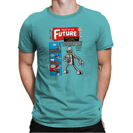 Tales of the Future Exclusive - Mens Premium T-Shirts RIPT Apparel Small / Tahiti Blue