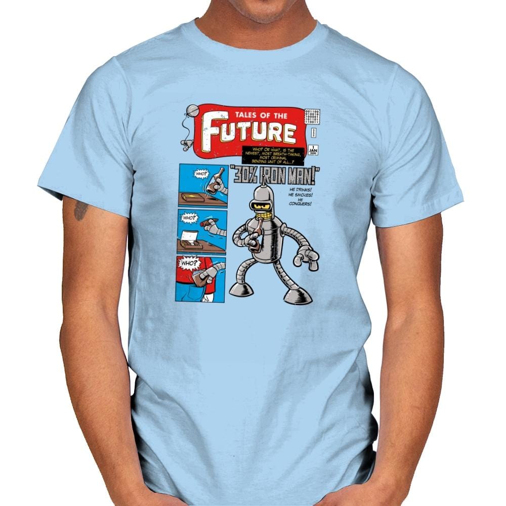 Tales of the Future Exclusive - Mens T-Shirts RIPT Apparel Small / Light Blue