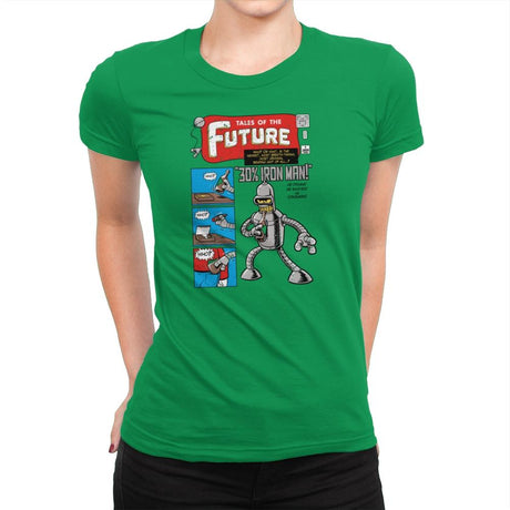 Tales of the Future Exclusive - Womens Premium T-Shirts RIPT Apparel Small / Kelly Green