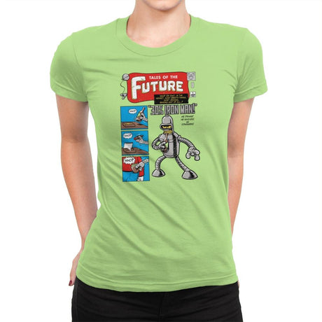 Tales of the Future Exclusive - Womens Premium T-Shirts RIPT Apparel Small / Mint