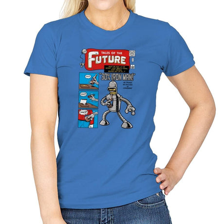 Tales of the Future Exclusive - Womens T-Shirts RIPT Apparel Small / Iris