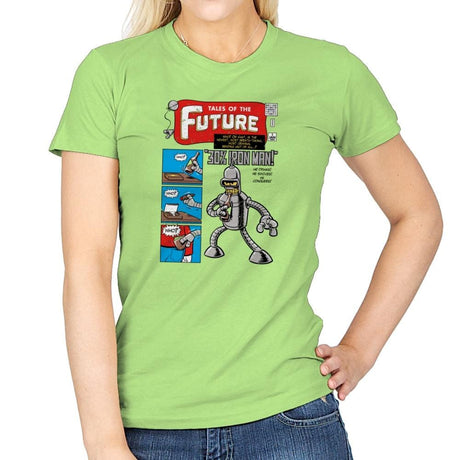 Tales of the Future Exclusive - Womens T-Shirts RIPT Apparel Small / Mint Green