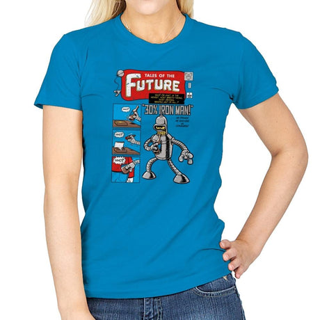 Tales of the Future Exclusive - Womens T-Shirts RIPT Apparel Small / Sapphire