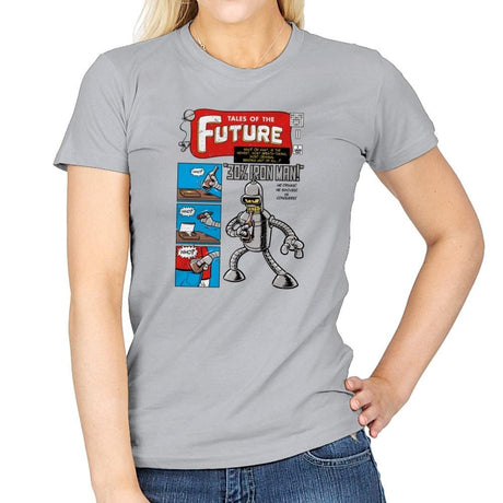 Tales of the Future Exclusive - Womens T-Shirts RIPT Apparel Small / Sport Grey
