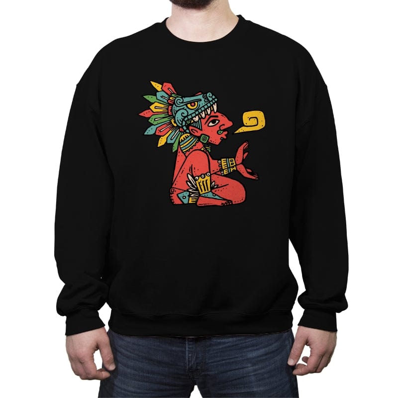 Talokan - Crew Neck Sweatshirt Crew Neck Sweatshirt RIPT Apparel Small / Black
