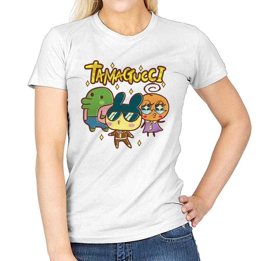 Tamagucci - Womens T-Shirts RIPT Apparel Small / White