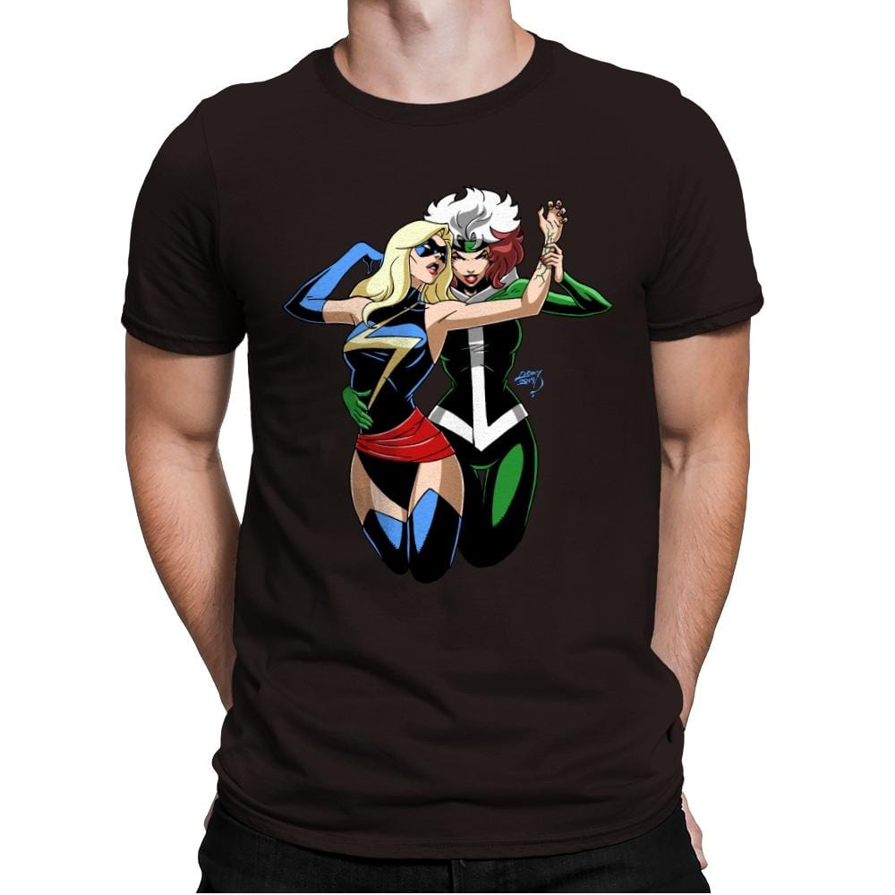 Tango With Rogue - Anytime - Mens Premium T-Shirts RIPT Apparel Small / Dark Chocolate