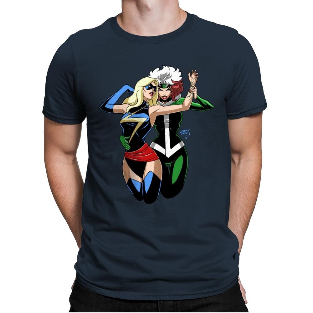 Tango With Rogue - Anytime - Mens Premium T-Shirts RIPT Apparel Small / Indigo