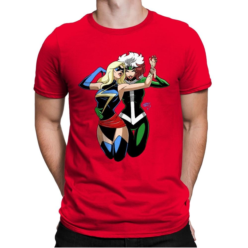 Tango With Rogue - Anytime - Mens Premium T-Shirts RIPT Apparel Small / Red