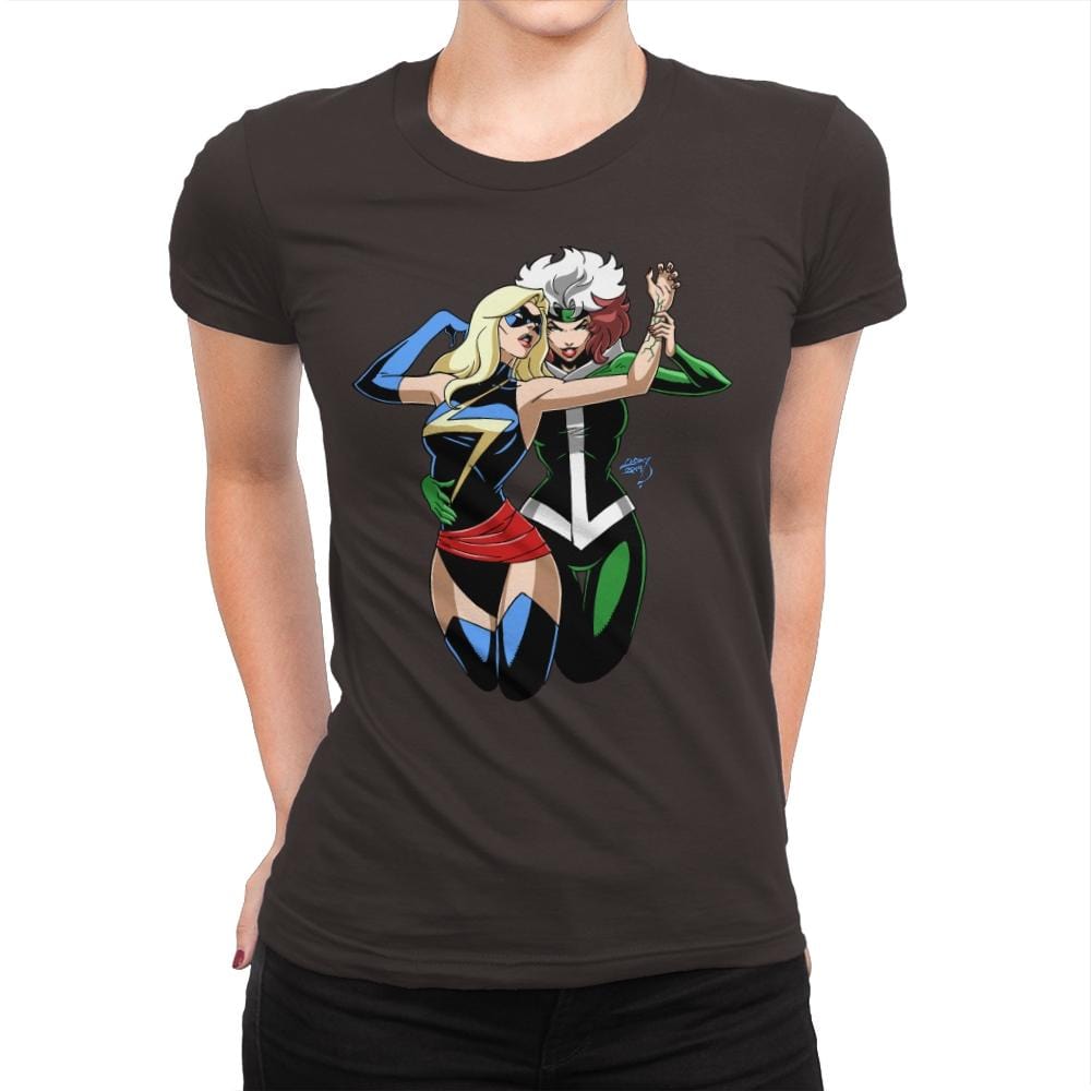 Tango With Rogue - Anytime - Womens Premium T-Shirts RIPT Apparel Small / Dark Chocolate