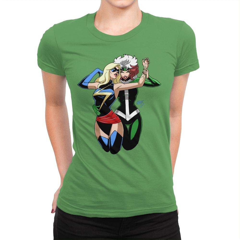 Tango With Rogue - Anytime - Womens Premium T-Shirts RIPT Apparel Small / Kelly Green